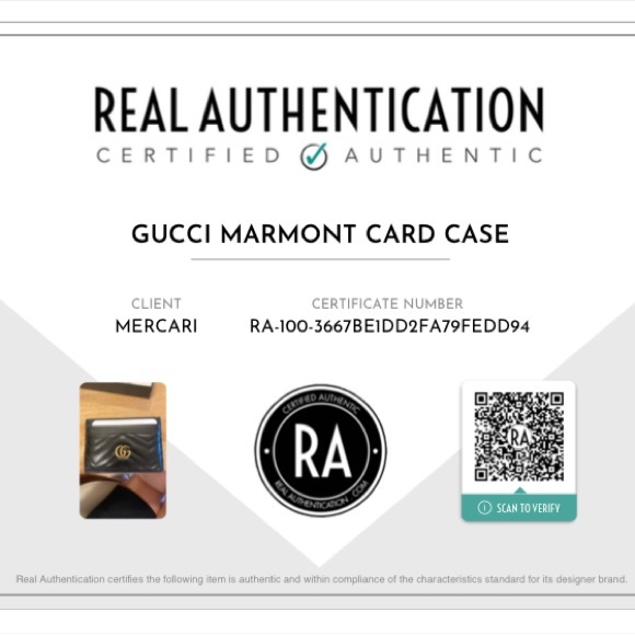 GUCCI MARMONT CARD CASE - Picture 10 of 10